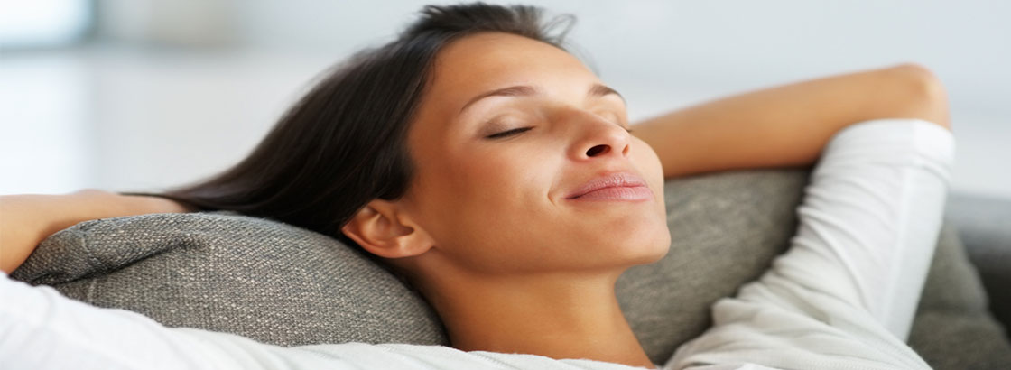 woman relaxing